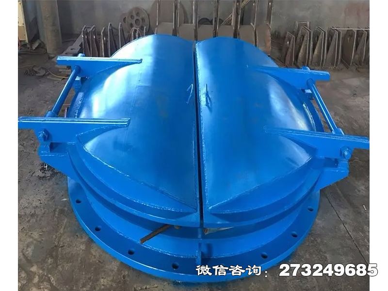 海北铸铁圆形双开启闭拍门