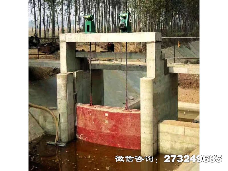 九龙县方形堤坝铸铁挡水闸